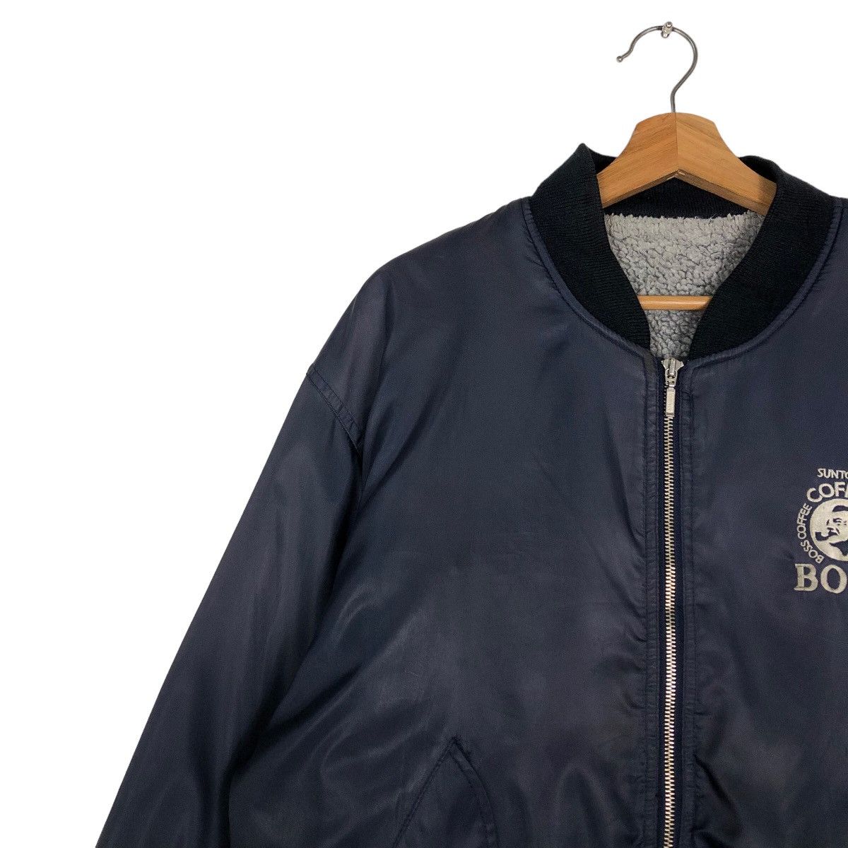 Japanese Brand 🔥90’s Vintage Bomber Jacket Suntory Coffee Boss Big Logo Size US M / EU 48-50 / 2 - 7 Thumbnail