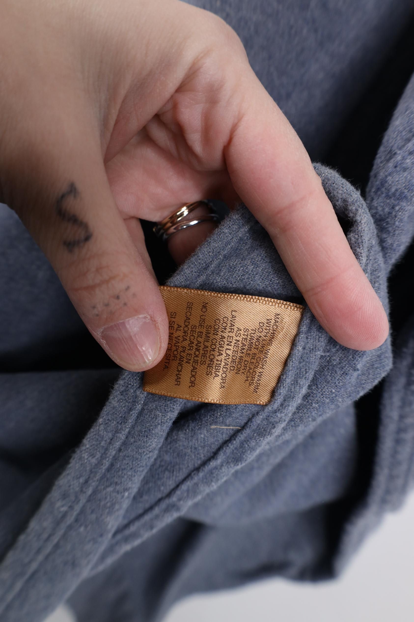 Vintage Vintage 90s Streetwear Chamois Cloth Collared Button Shirt Size US XL / EU 56 / 4 - 9 Thumbnail