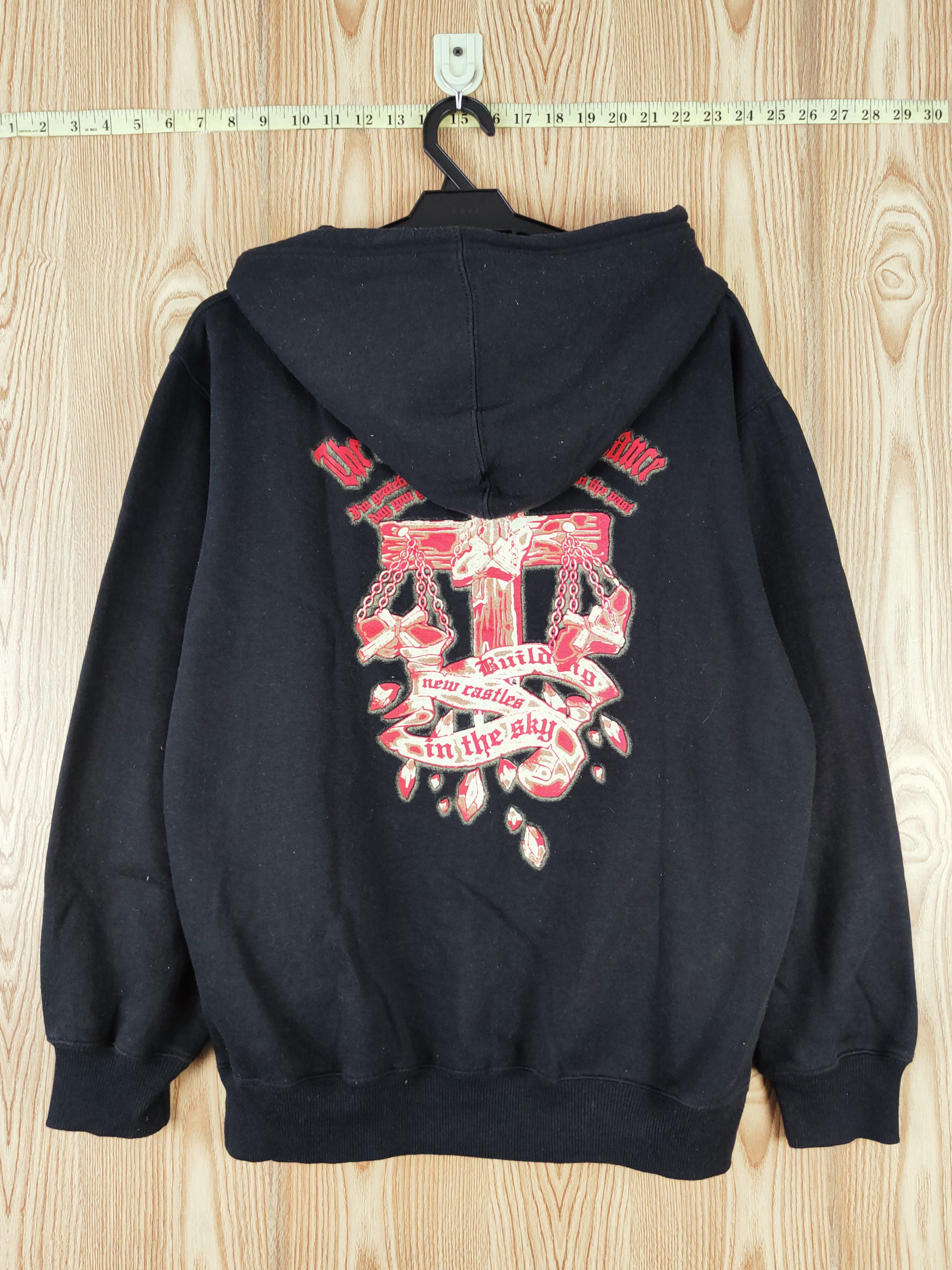 Japanese Brand × Vintage Vintage 💥 RZ Black Hoodie Sweaters Size US M / EU 48-50 / 2 - 9 Thumbnail