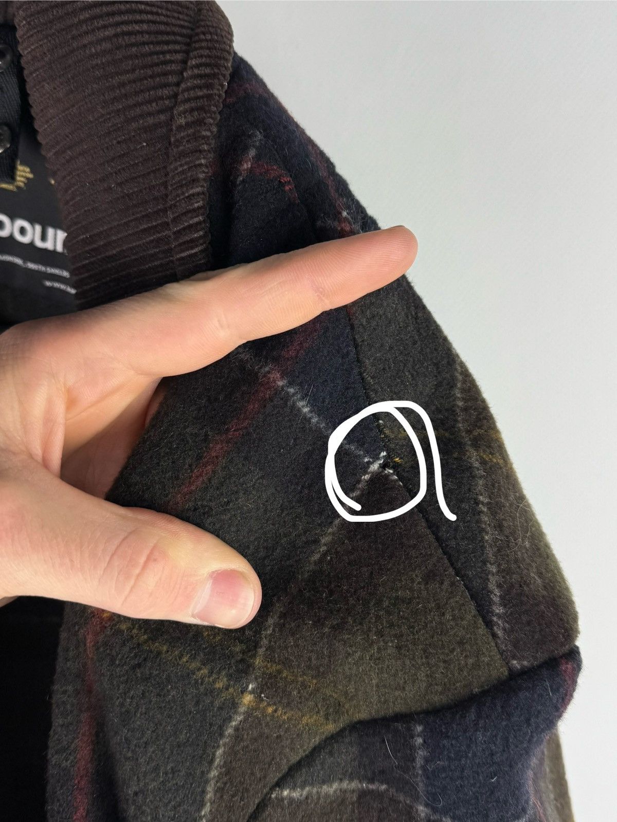Barbour Barbour T78 The Gallaway Wool Coat Jacket Plaid Corduroy Size US S / EU 44-46 / 1 - 11 Thumbnail