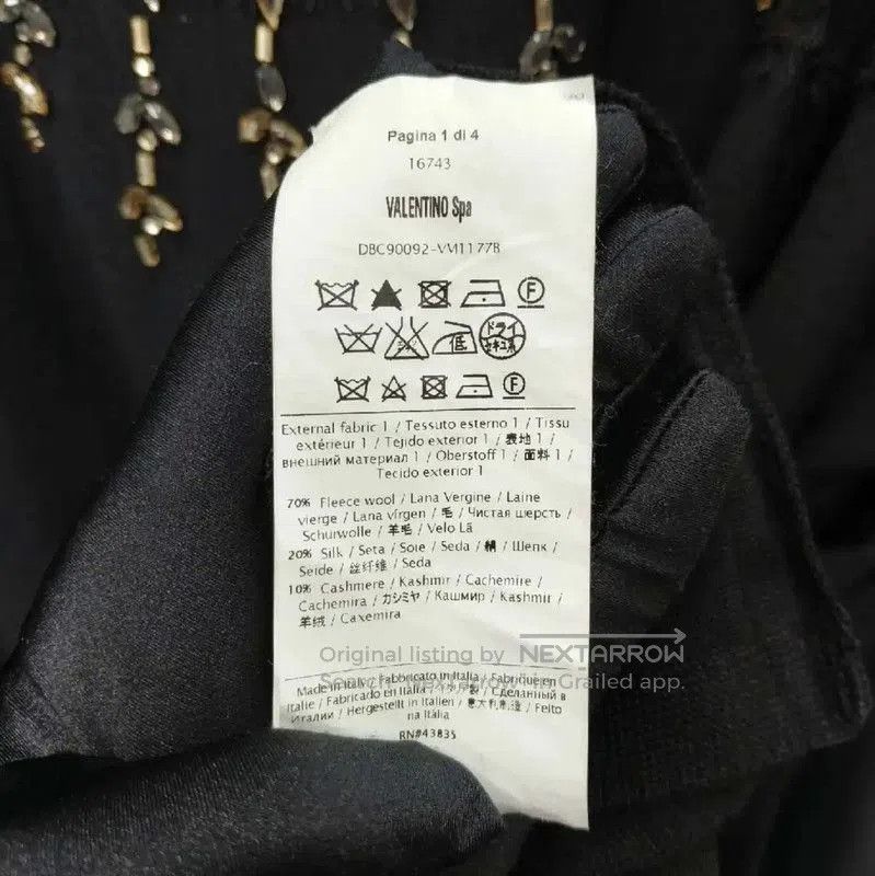 Valentino Valentino Black Women’s Sweater with Lace Detail . Size XS / US 0-2 / IT 36-38 - 5 Thumbnail
