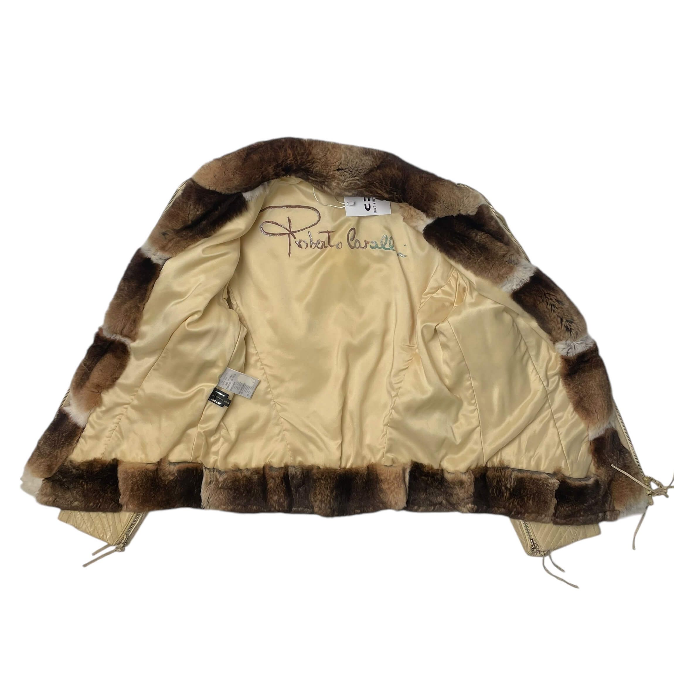 Roberto Cavalli Roberto cavalli eagle print leather&fur jk Size M / US 6-8 / IT 42-44 - 12 Thumbnail