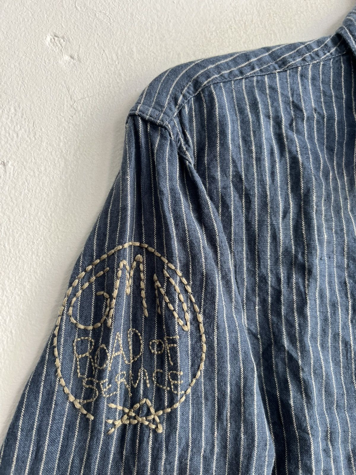 Avirex × Marithe + Francois Girbaud Avirex Wabash Central Railway Caboose Oxford Work Shirt Size US M / EU 48-50 / 2 - 5 Thumbnail