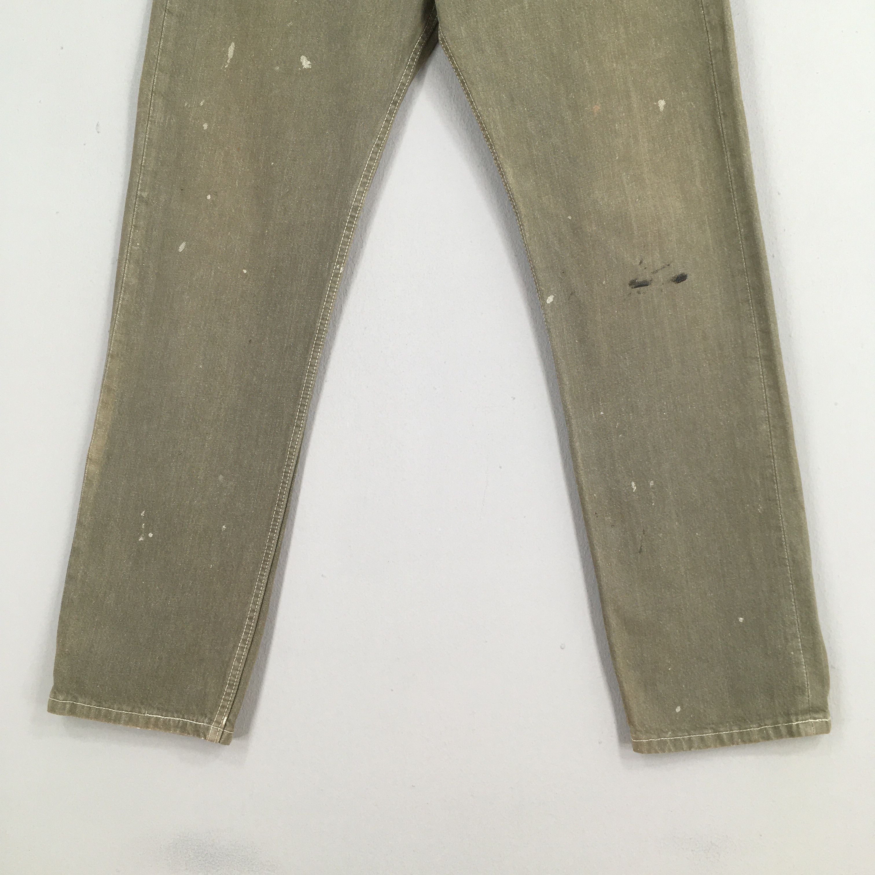 Levi's Size 31X30.5 Vintage 90s Levi's 501 Brown Jeans S947 Size 31" - 3 Thumbnail