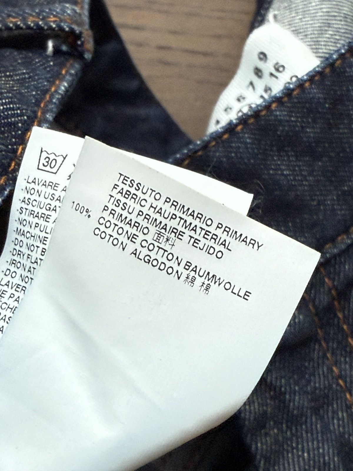Maison Margiela Early Martin Margiela Line 14 Mens Blue Slim Denim Jeans Size US 31 - 17 Thumbnail
