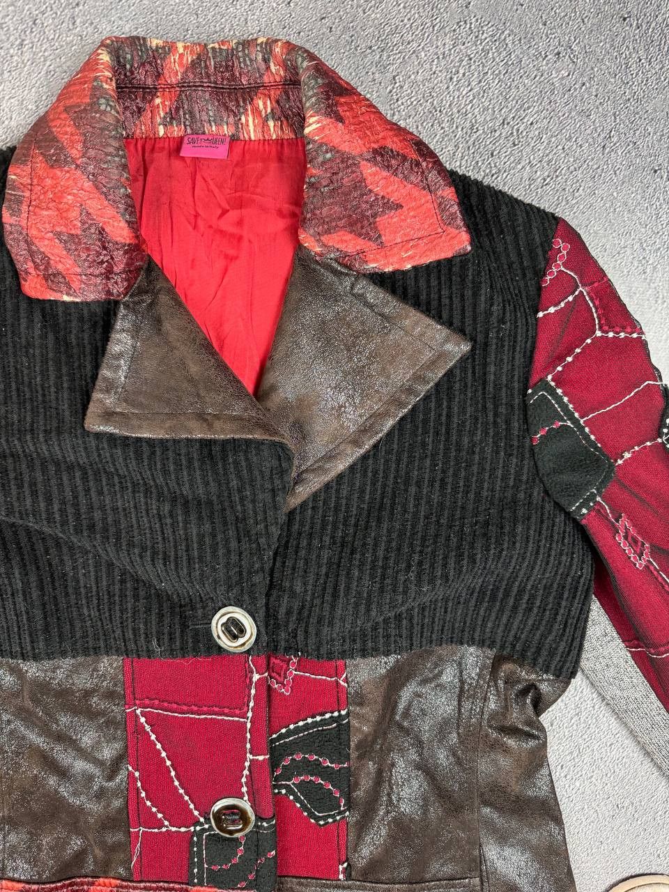 Vintage SAVE THE QUEEN Coat Trench Jacket Size L / US 10 / IT 46 - 4 Thumbnail