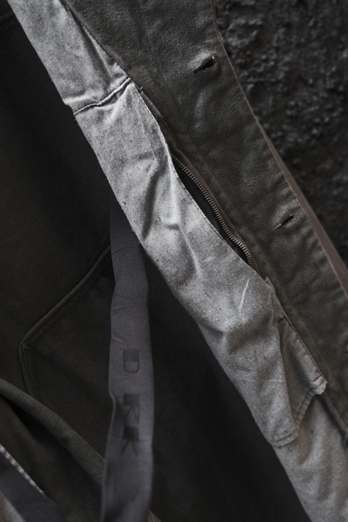 Rick Owens Drkshdw Rick Owens DRKSHDW Grey Denim Belted Coat Size US M / EU 48-50 / 2 - 6 Thumbnail