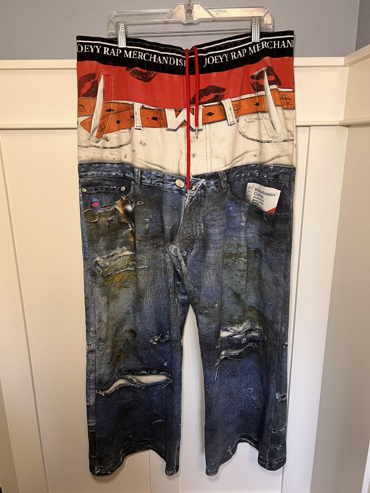 Vintage Dress like Joeyy Official merchandise trompe loeil sweatpant Size US 36 / EU 52 - 1 Thumbnail