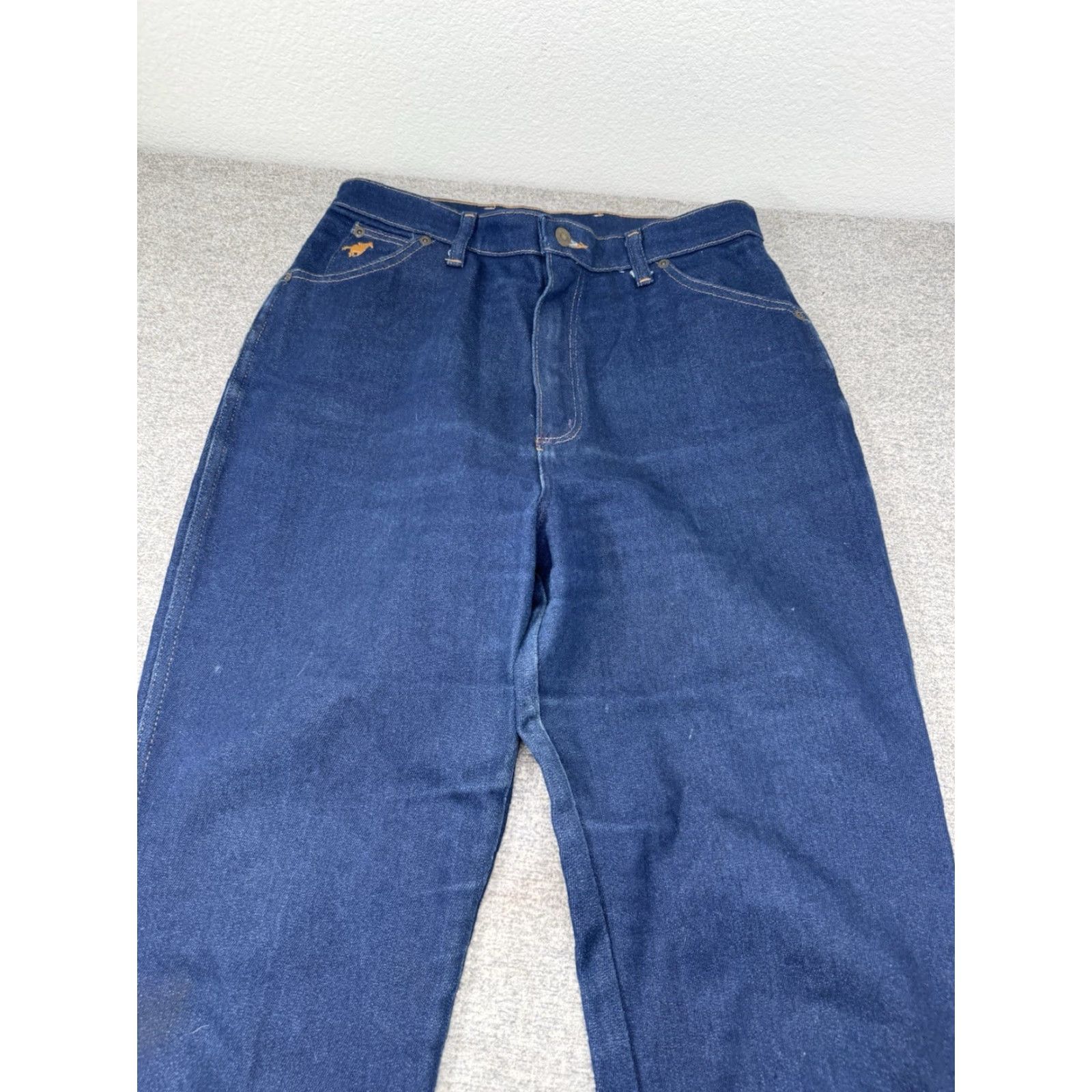 Wrangler VINTAGE Wrangler Misses Jeans 14 Blue Full Fit High Rise Denim Pony VTG 80s 30x32 Women Jeans Size 36" / US 14 / IT 50 - 2 Thumbnail