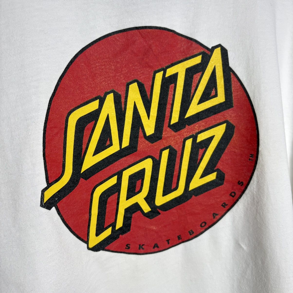 Santa Cruz Skateboards Vintage Santa Cruz Skateboards Logo T-Shirt Size US XL / EU 56 / 4 - 3 Thumbnail