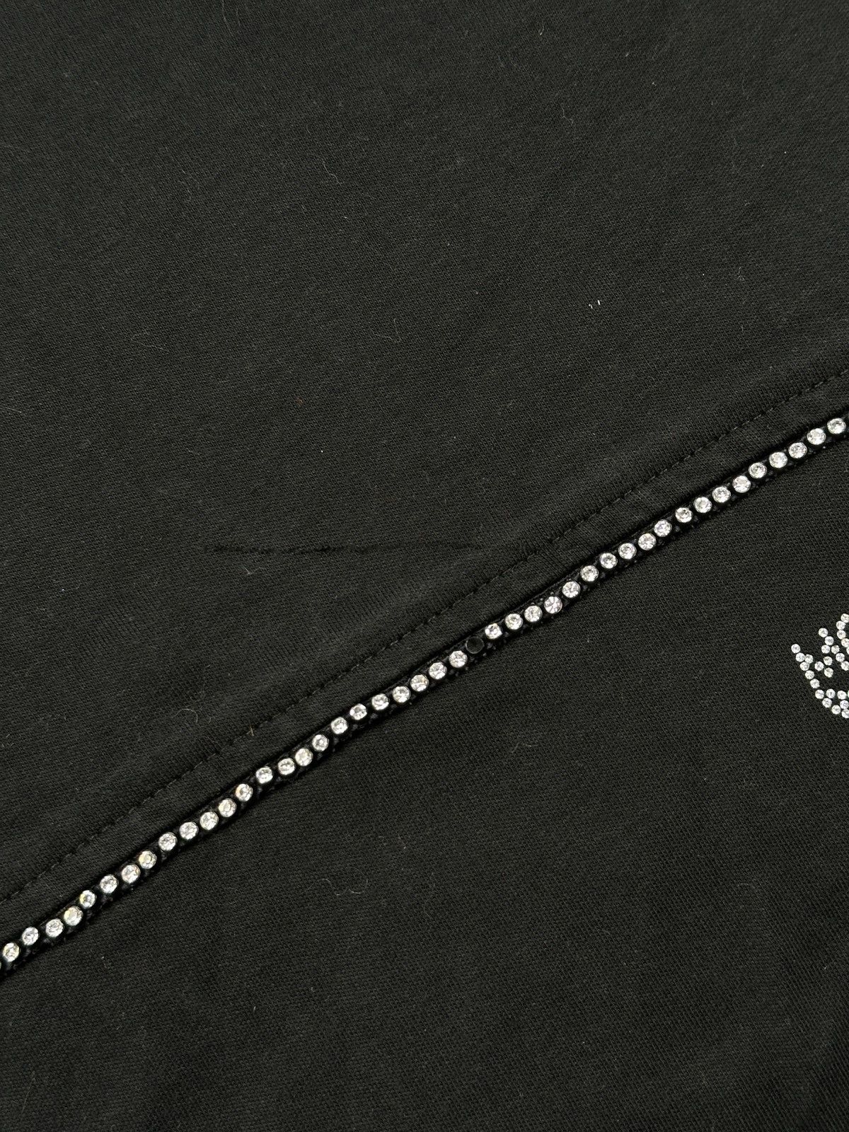 MCM Vintage MCM Italy Black Rhinestone Logo Long Sleeve Tee Rare Size L / US 10 / IT 46 - 10 Thumbnail
