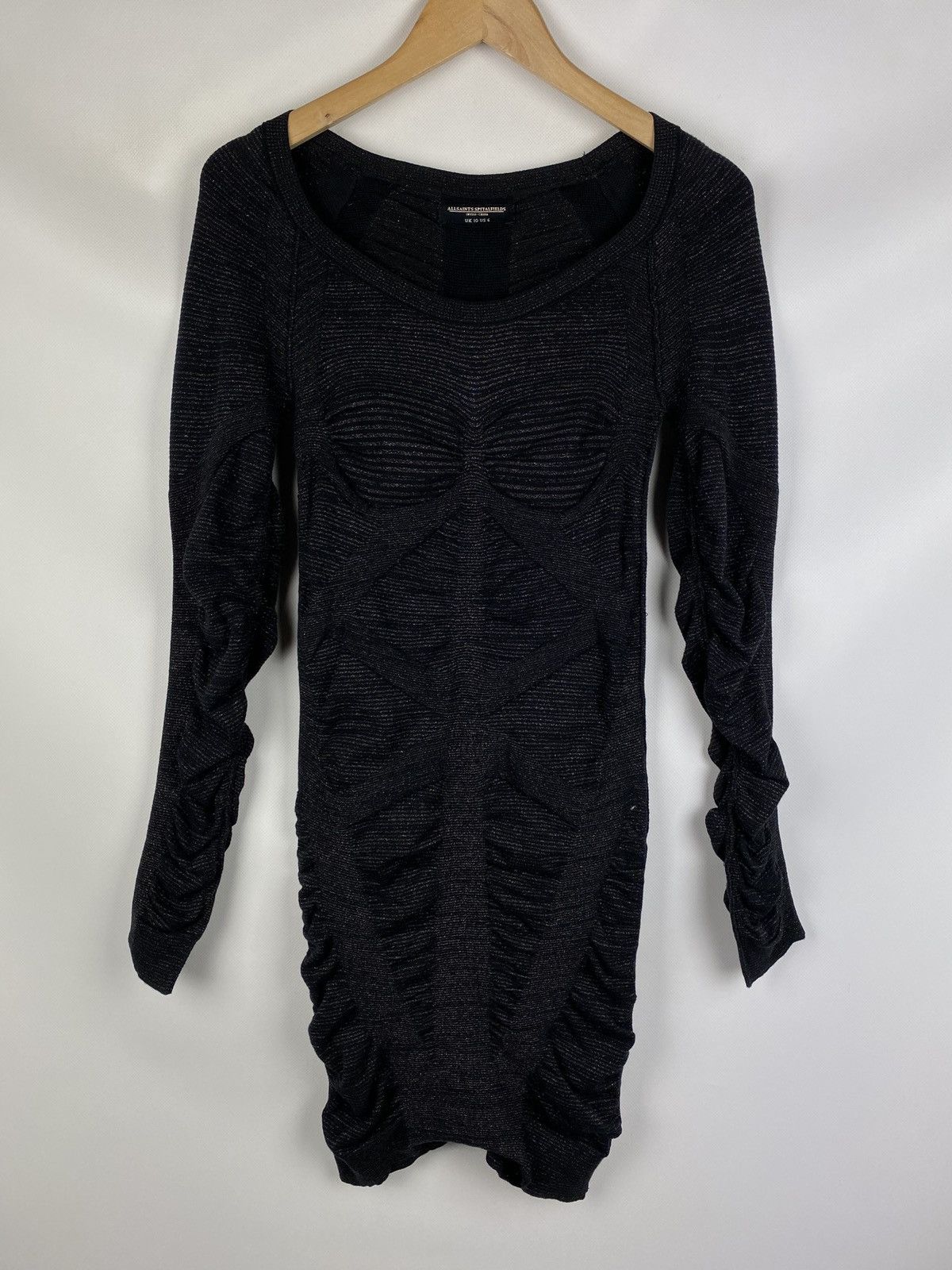 Allsaints × Japanese Brand Allsaints Vikrama Bodycon ladies long sleeve metal dress Size M / US 6-8 / IT 42-44 - 1 Thumbnail