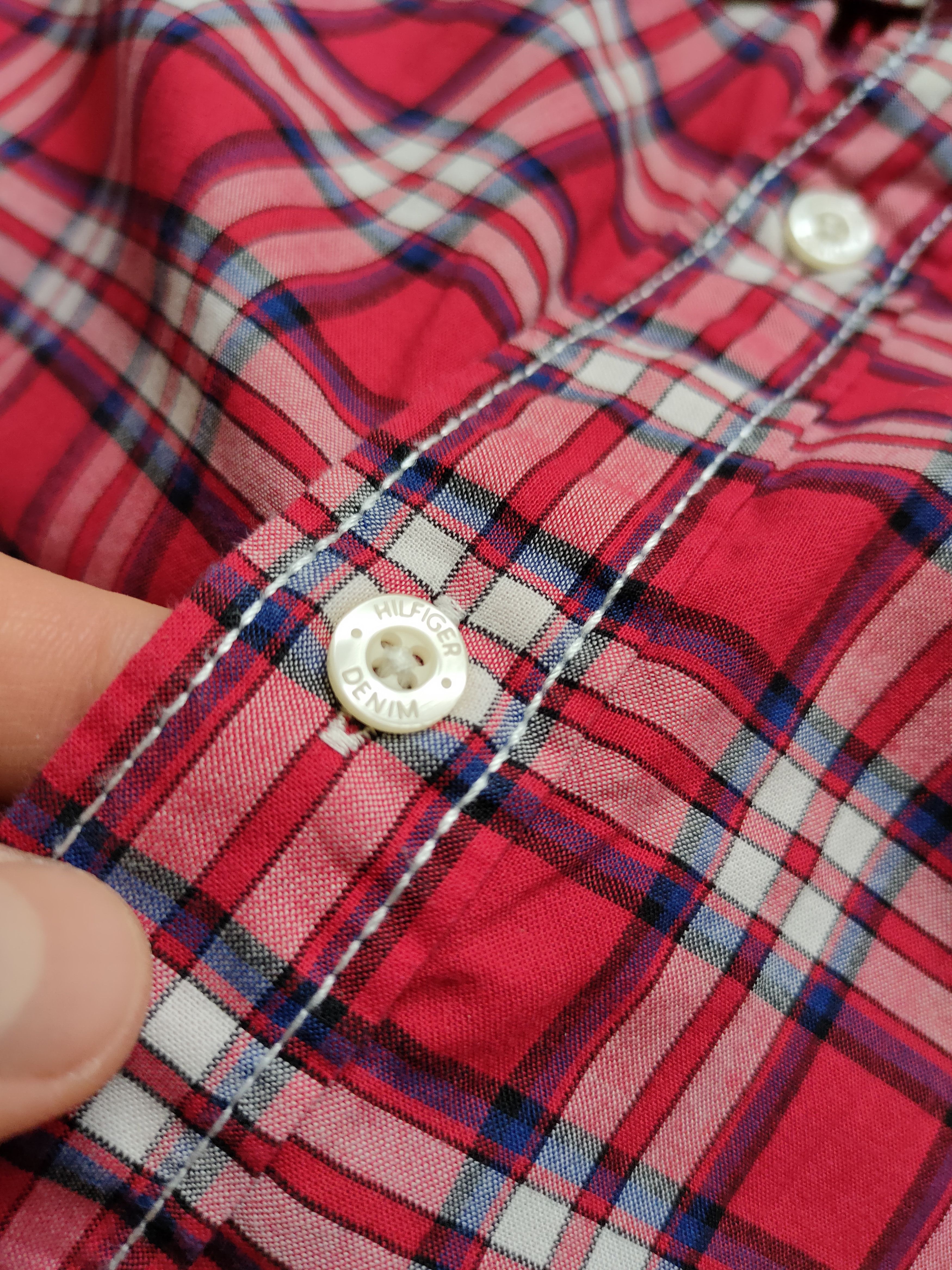 Tommy Hilfiger Tommy Hilfiger Shirt Denim Hilfiger Shirt TH Size US XL / EU 56 / 4 - 5 Thumbnail