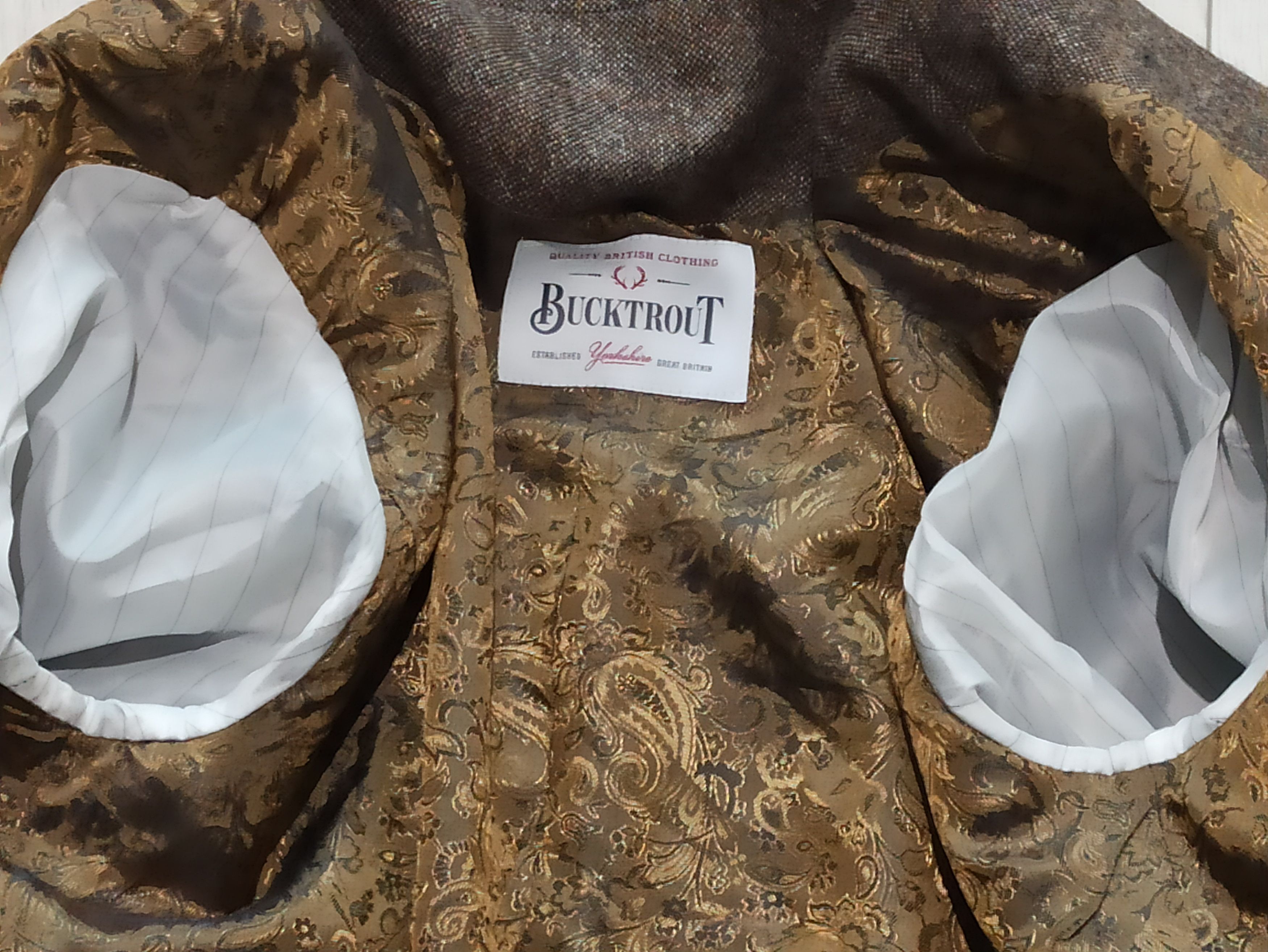 Other Bucktrout Tailoring Tweed Blazer Size L / US 10 / IT 46 - 8 Thumbnail