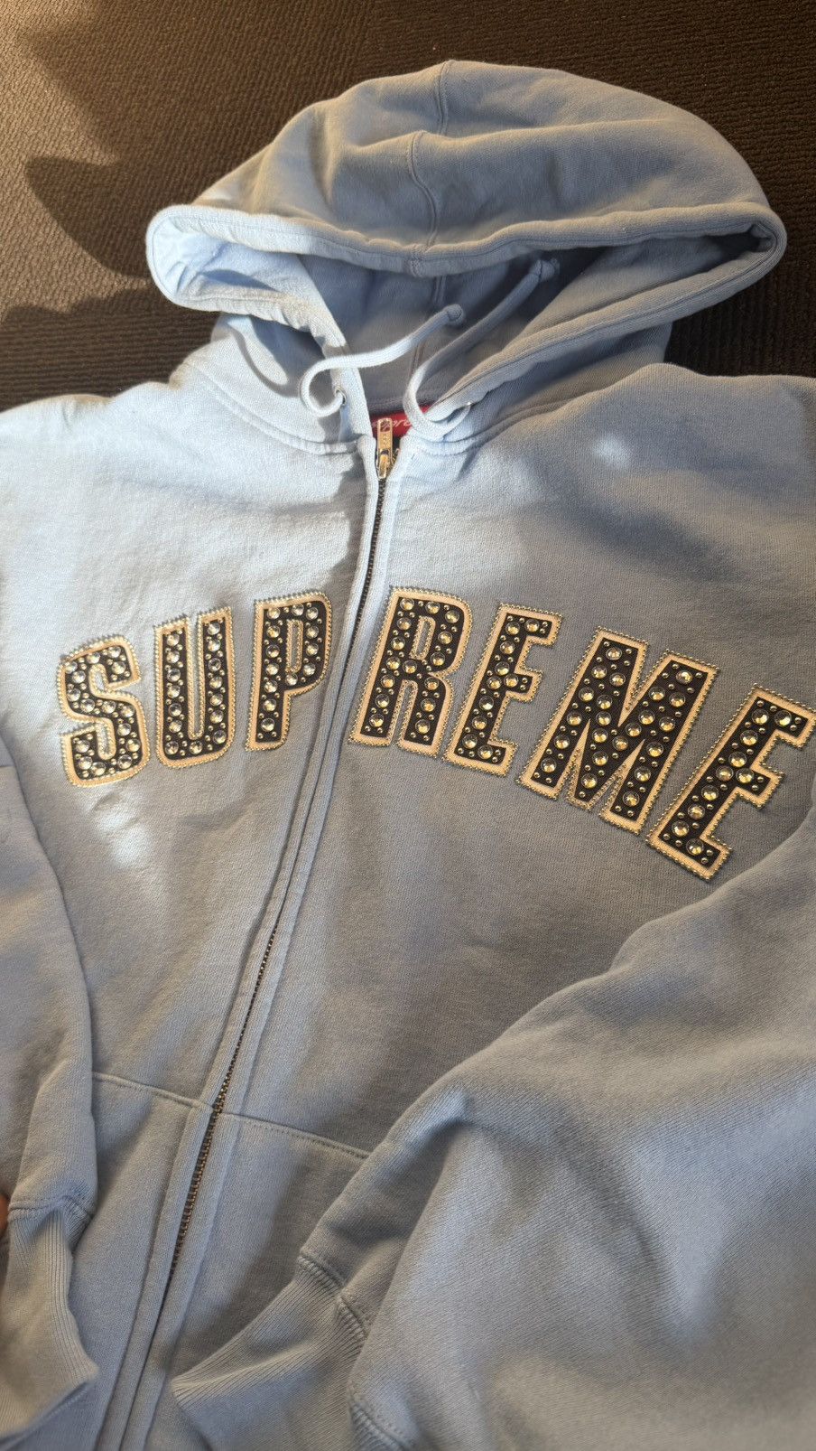 Supreme Supreme bb Simon zip-up hooded sweatshirt (BLUE) size S Size US S / EU 44-46 / 1 - 2 Thumbnail
