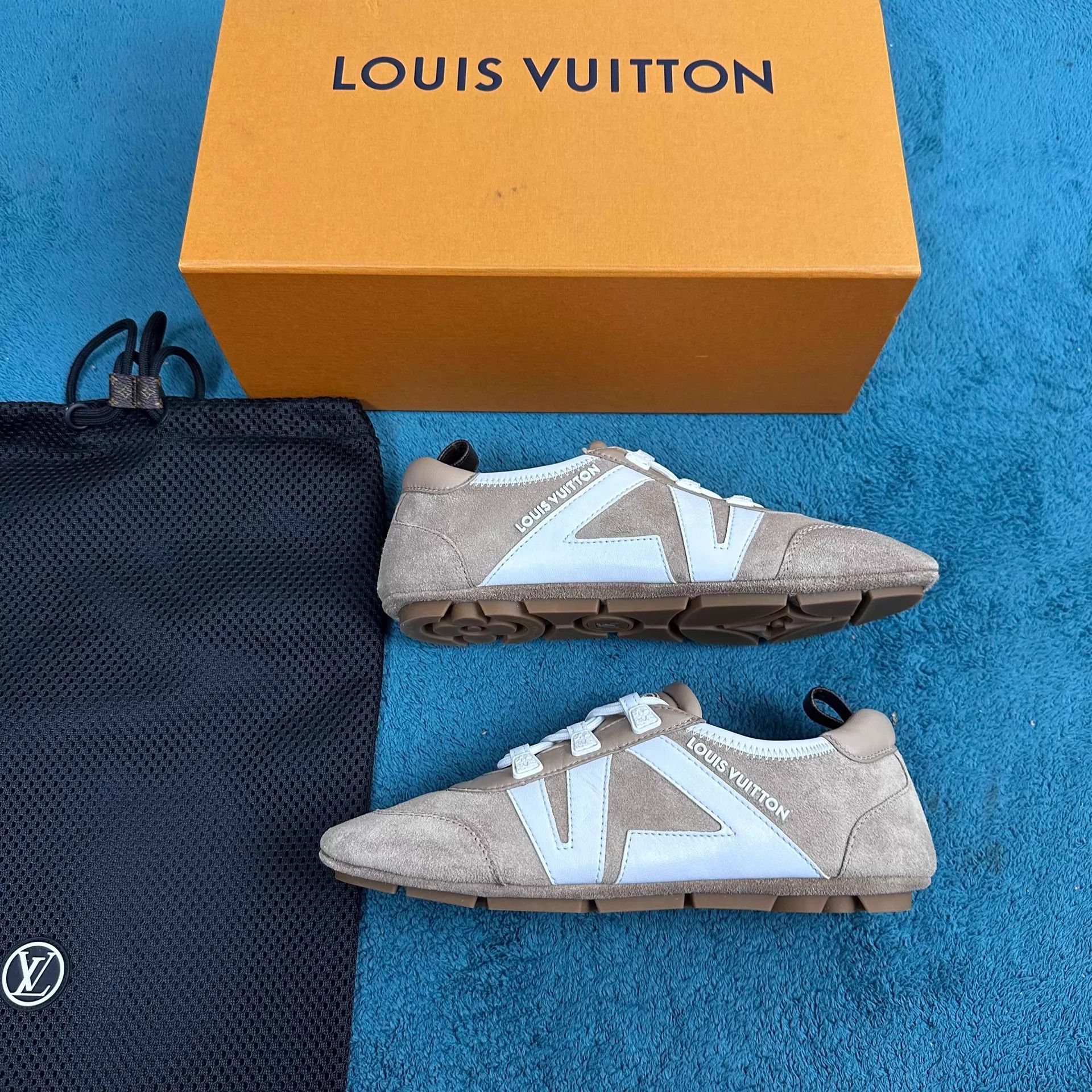 Louis Vuitton LV Sneakerina Ballet Flat Brown EU36 Size US 5.5 / IT 35.5 - 2 Thumbnail
