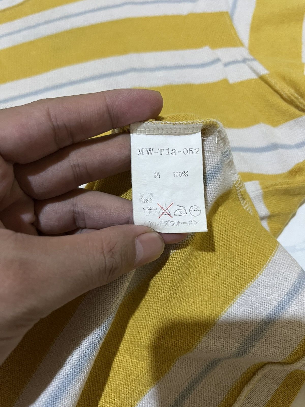 Yohji Yamamoto Vintage Ys For Men Stripes Tee Size US M / EU 48-50 / 2 - 7 Thumbnail