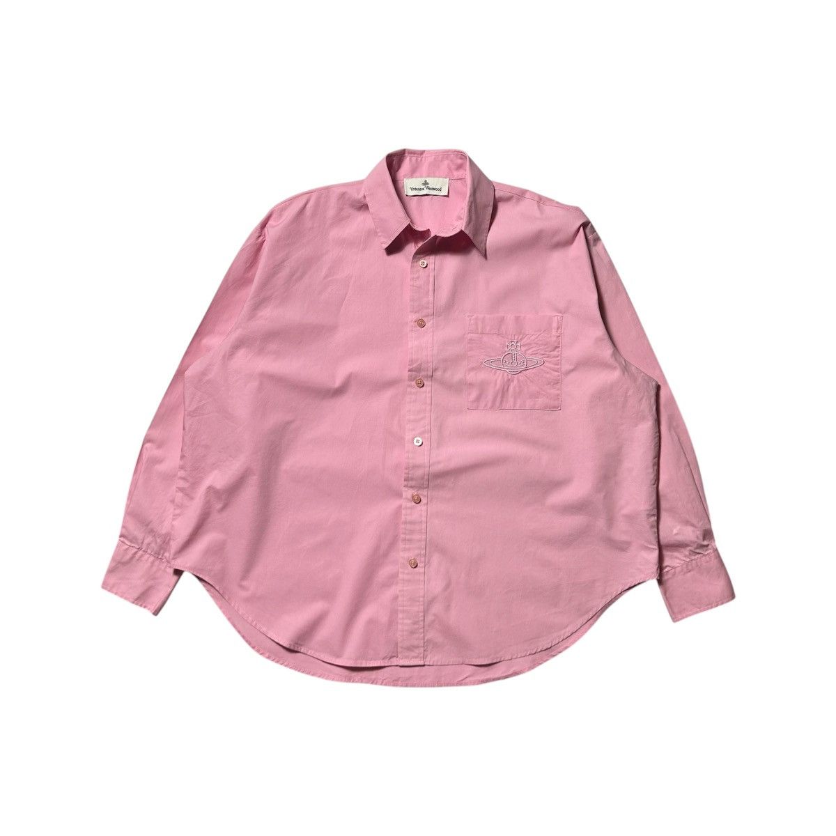 Vivienne Westwood Vivienne Westwood Big Logo Button Up Shirt Size M / US 6-8 / IT 42-44 - 1 Thumbnail
