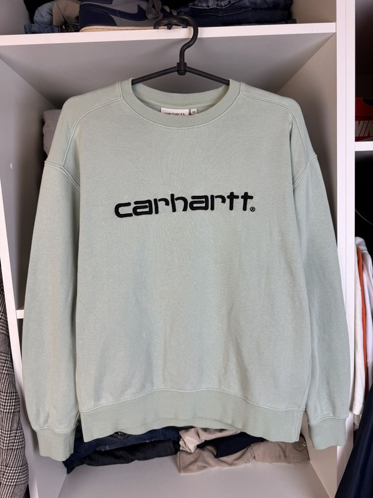 Carhartt Carhartt Big Logo Womens Sweatshirt Size XS / US 0-2 / IT 36-38 - 1 Thumbnail