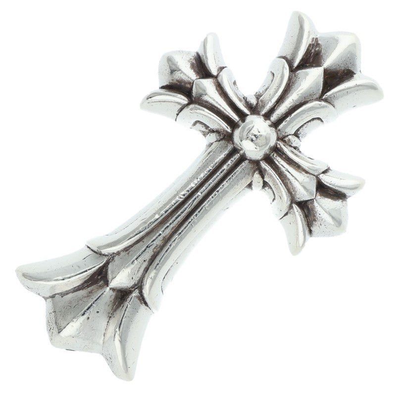 Chrome Hearts Chrome Hearts Double Cross Silver Necklace Size ONE SIZE - 1 Thumbnail
