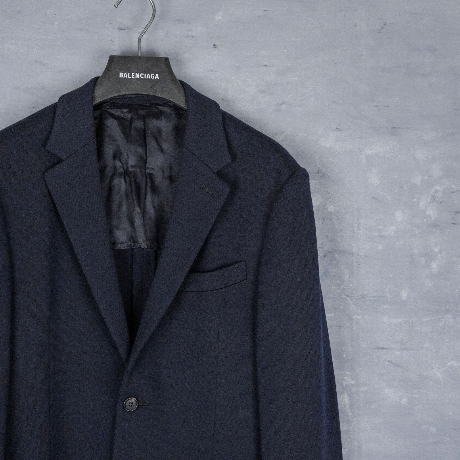 Prada Prada milano aw15 tailored navy blue wool blazer jacket Size US M / EU 48-50 / 2 - 2 Thumbnail