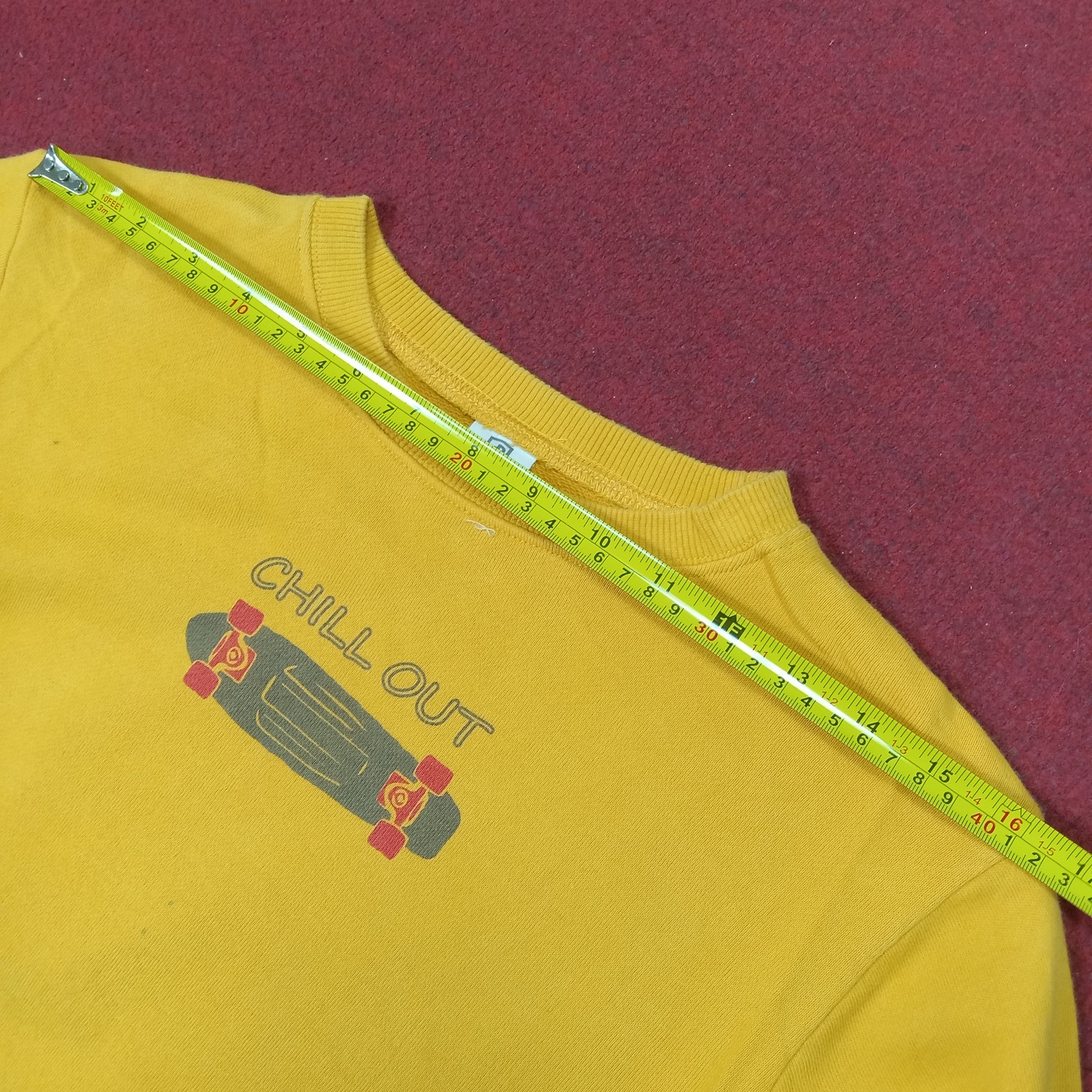 Vintage Chill Out Skateboard Center Design Sweatshirt Size US XS / EU 42 / 0 - 12 Thumbnail