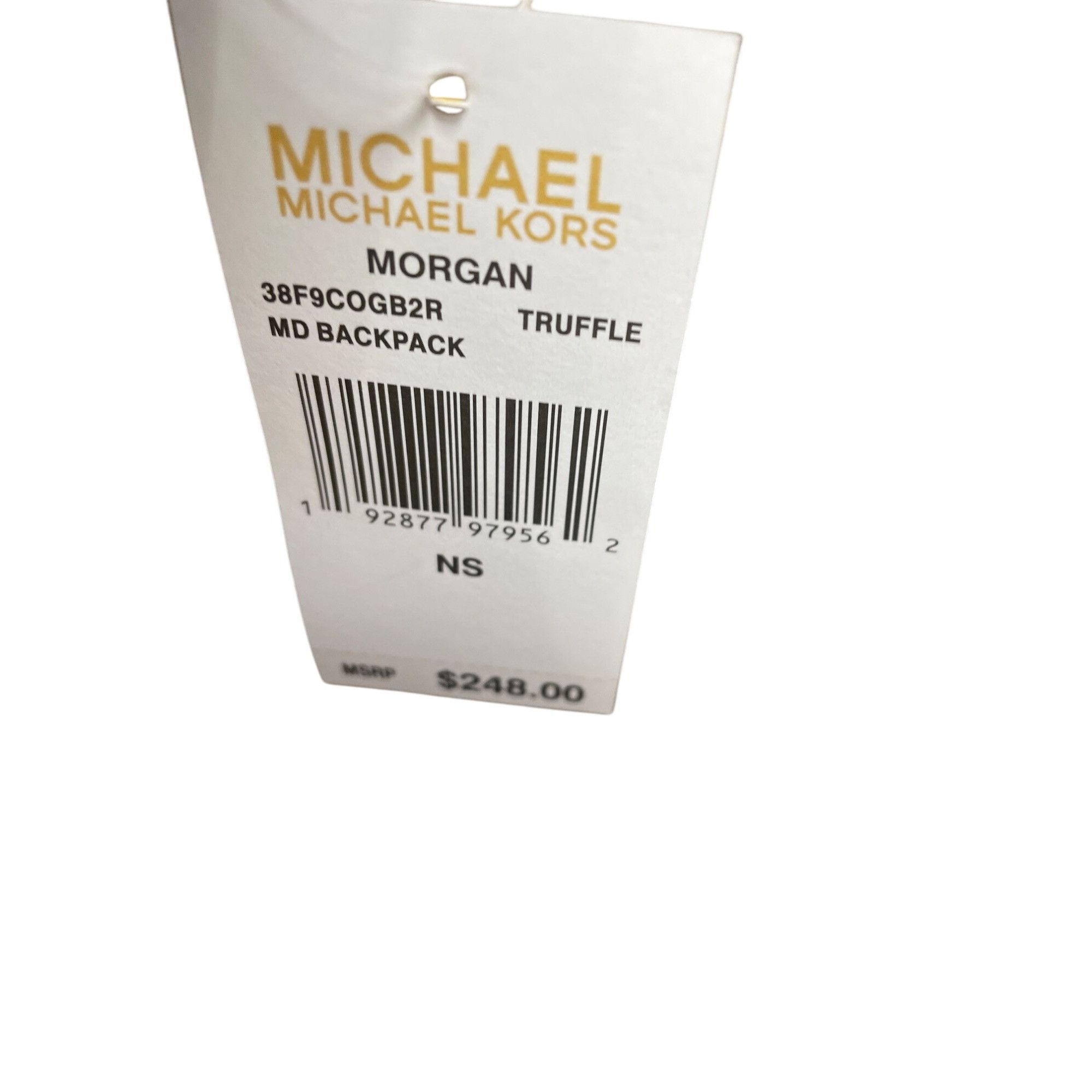 Michael Kors Michael Kors Morgan Truffle Brown Canvas & Leather MD Backpa Size ONE SIZE - 11 Thumbnail