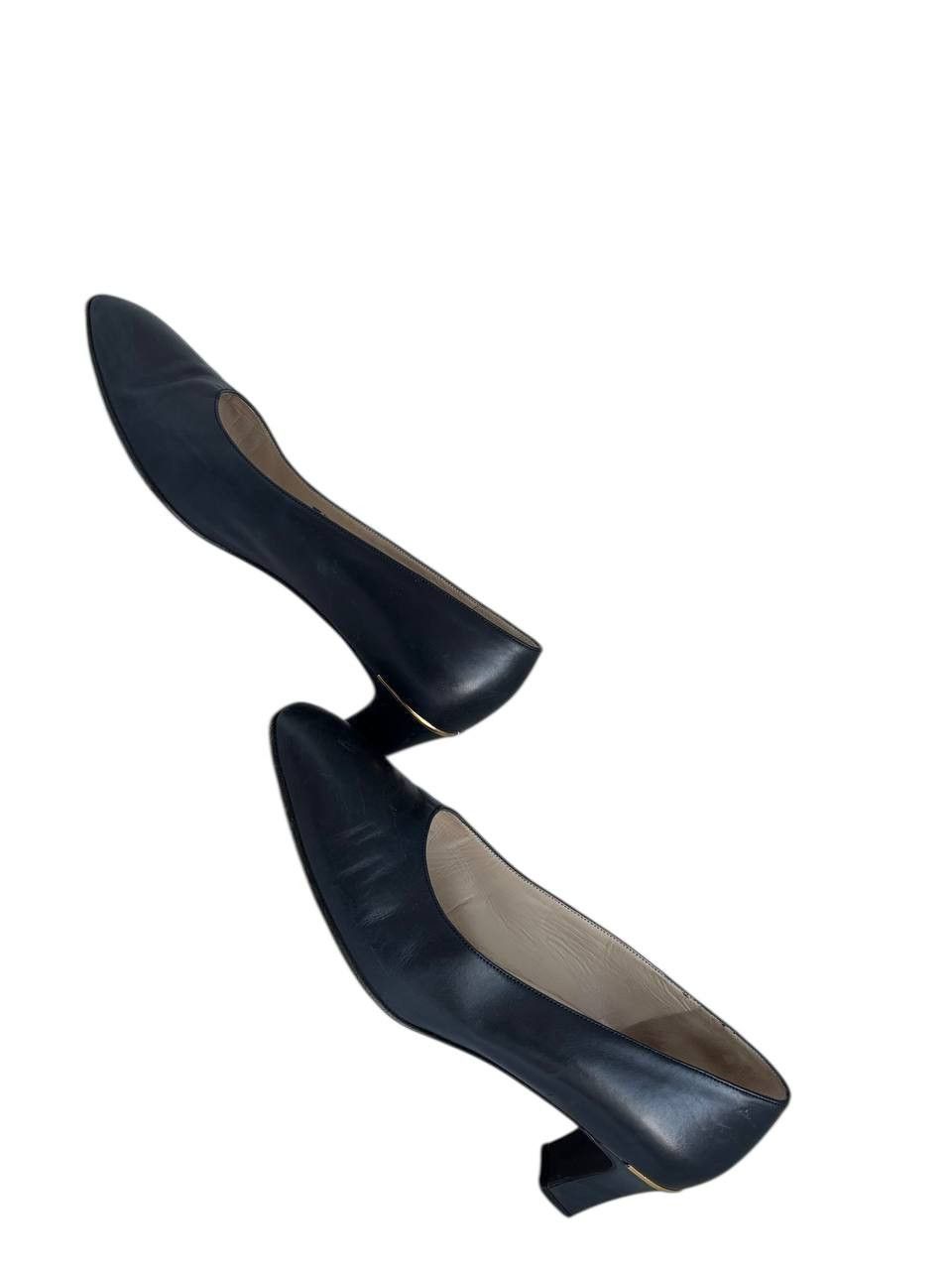 Bally W's Bally Leather Formal Flats Heel Shoes Pumps MERNA-03 6 E Size US 6 / IT 36 - 9 Thumbnail