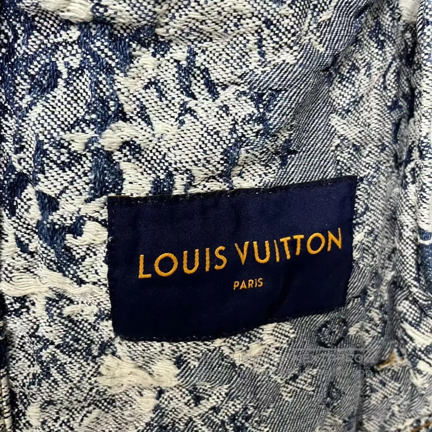 Louis Vuitton blue floral print long sleeve denim jacket. Size US L / EU 52-54 / 3 - 2 Thumbnail