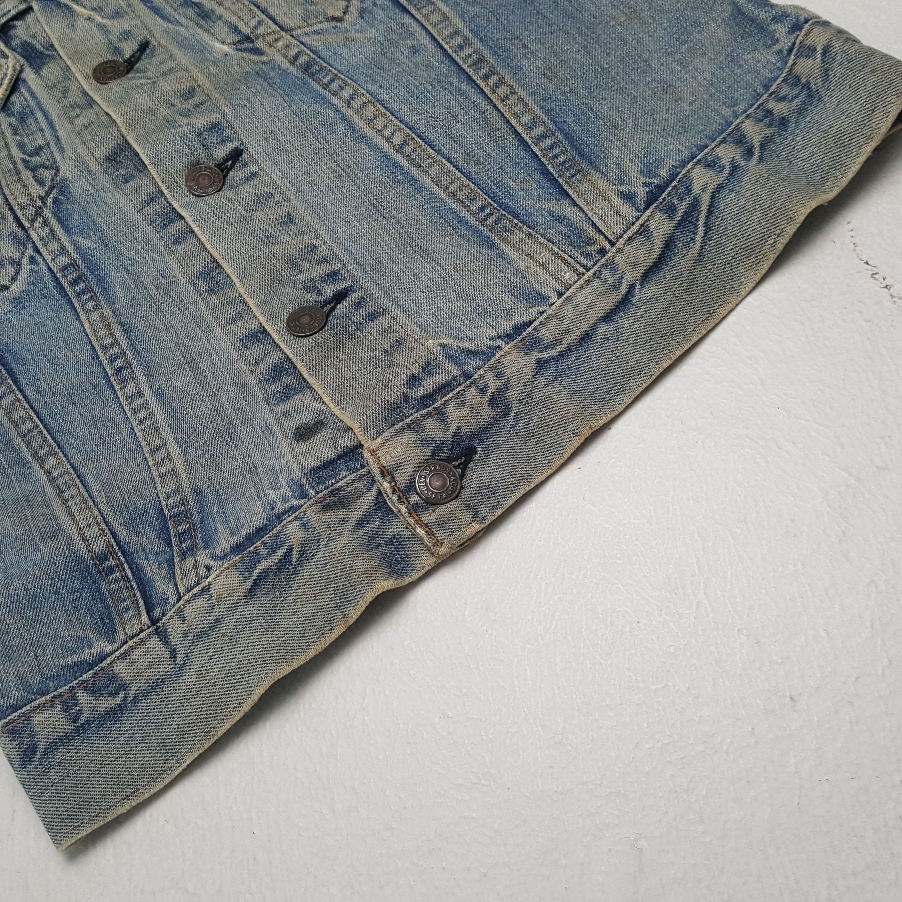 Levi's Levis Streetwear Style Denim Jacket RR26 Size US XS / EU 42 / 0 - 9 Thumbnail