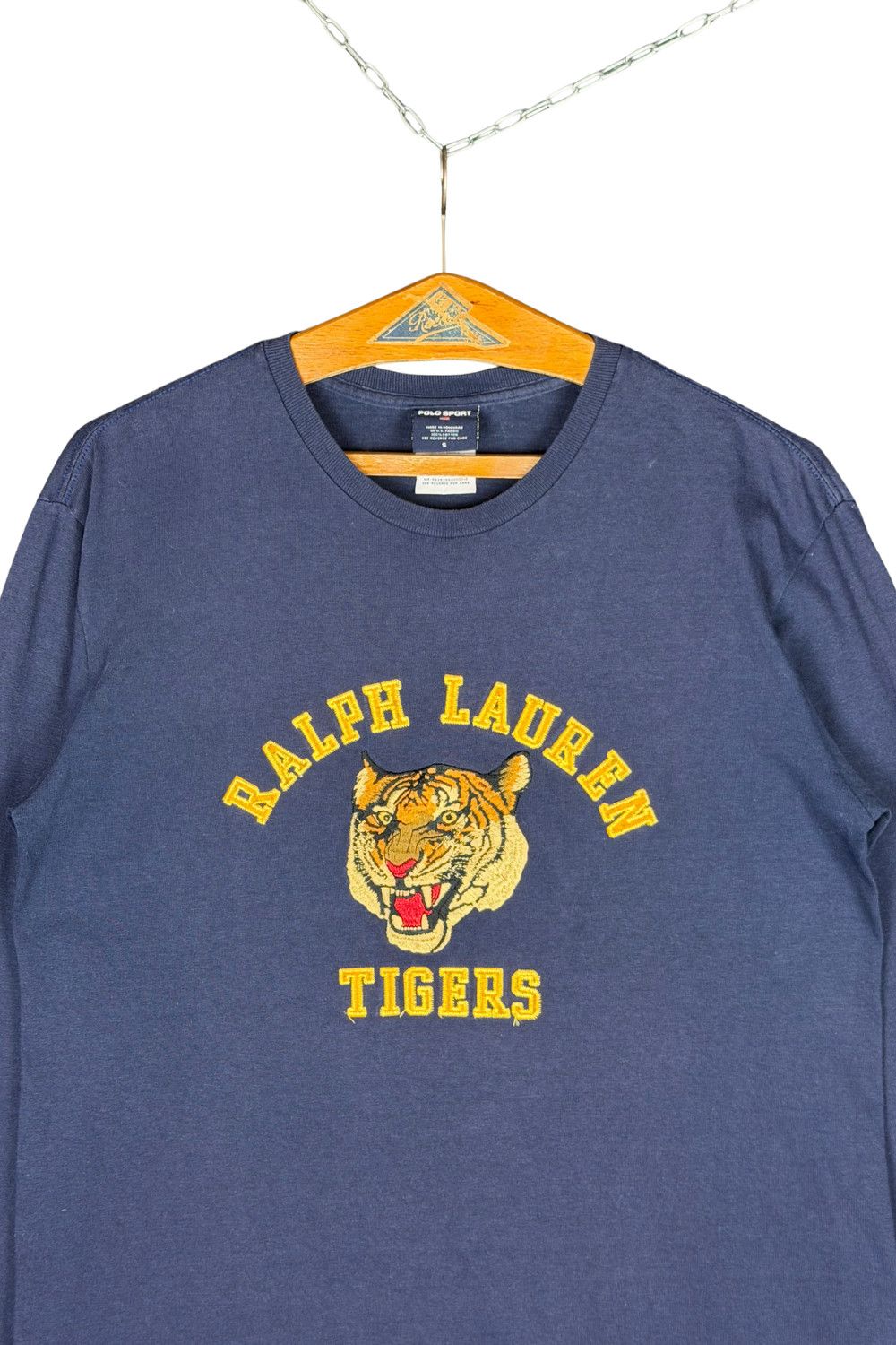 Polo Ralph Lauren Polo Ralph Lauren Tiger Head Chenille Patch L/S Tee Size US S / EU 44-46 / 1 - 3 Thumbnail