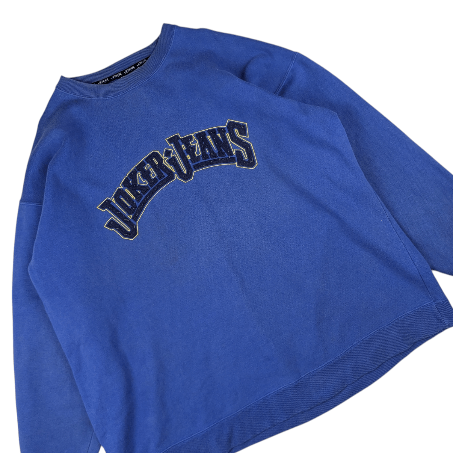 Vintage Vintage 90's JOKER JEANS Big Logo Sweatshirts Size US XL / EU 56 / 4 - 5 Thumbnail