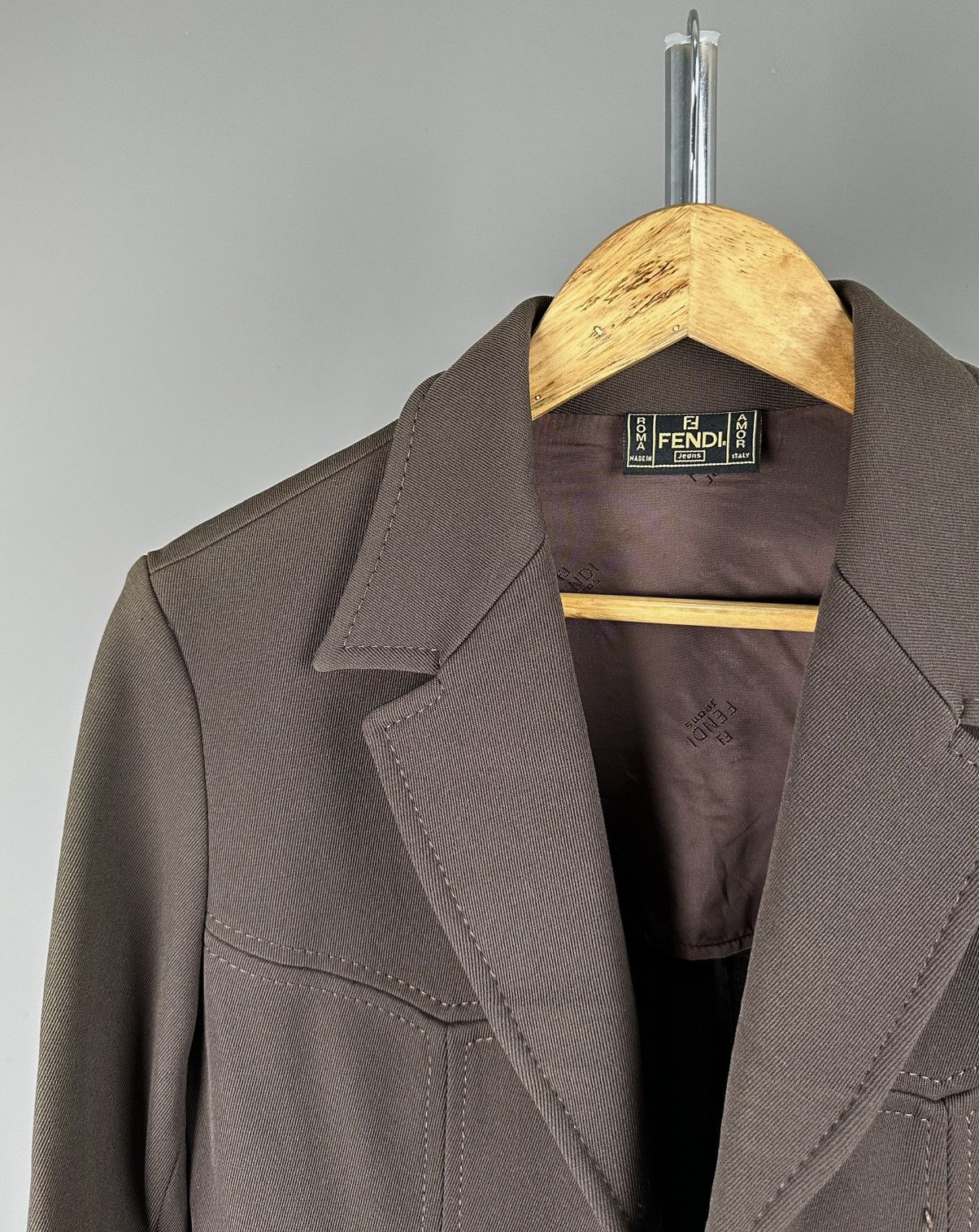 Fendi Fendi - Casual Jacket Button Down Size M / US 6-8 / IT 42-44 - 6 Thumbnail