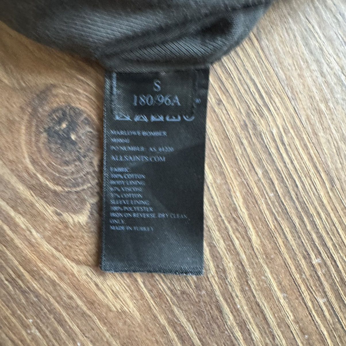 Allsaints All Saints Marlowe Bomber Jacket Double Zip Cotton Black Size US S / EU 44-46 / 1 - 9 Thumbnail