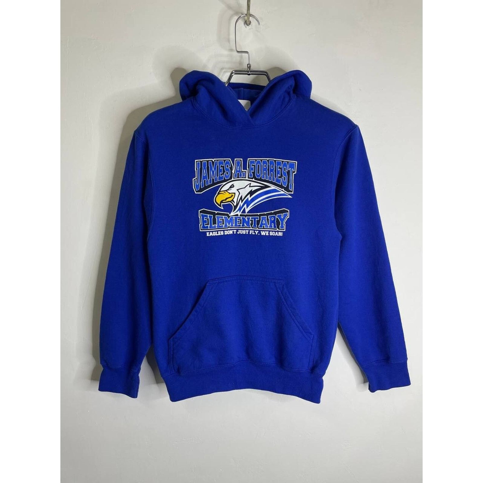 Vintage Vintage James A. Forrest Elementary Hoodie Blue Youth L Size US XXS / EU 40 - 2 Thumbnail