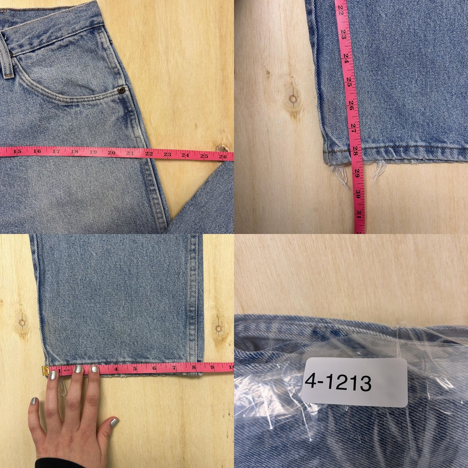 Wrangler Wrangler Pants Mens 37 Blue Jeans 37x29 Light Wash Denim Regular Classic Casual Size US 37 - 8 Thumbnail