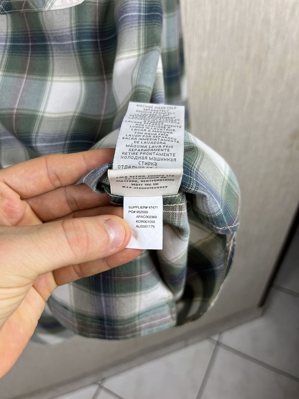 Polo Ralph Lauren × RRL Ralph Lauren × Ralph Lauren Ralph Lauren jeans company flannel plaid shirt with pockets Size US XXL / EU 58 / 5 - 18 Thumbnail