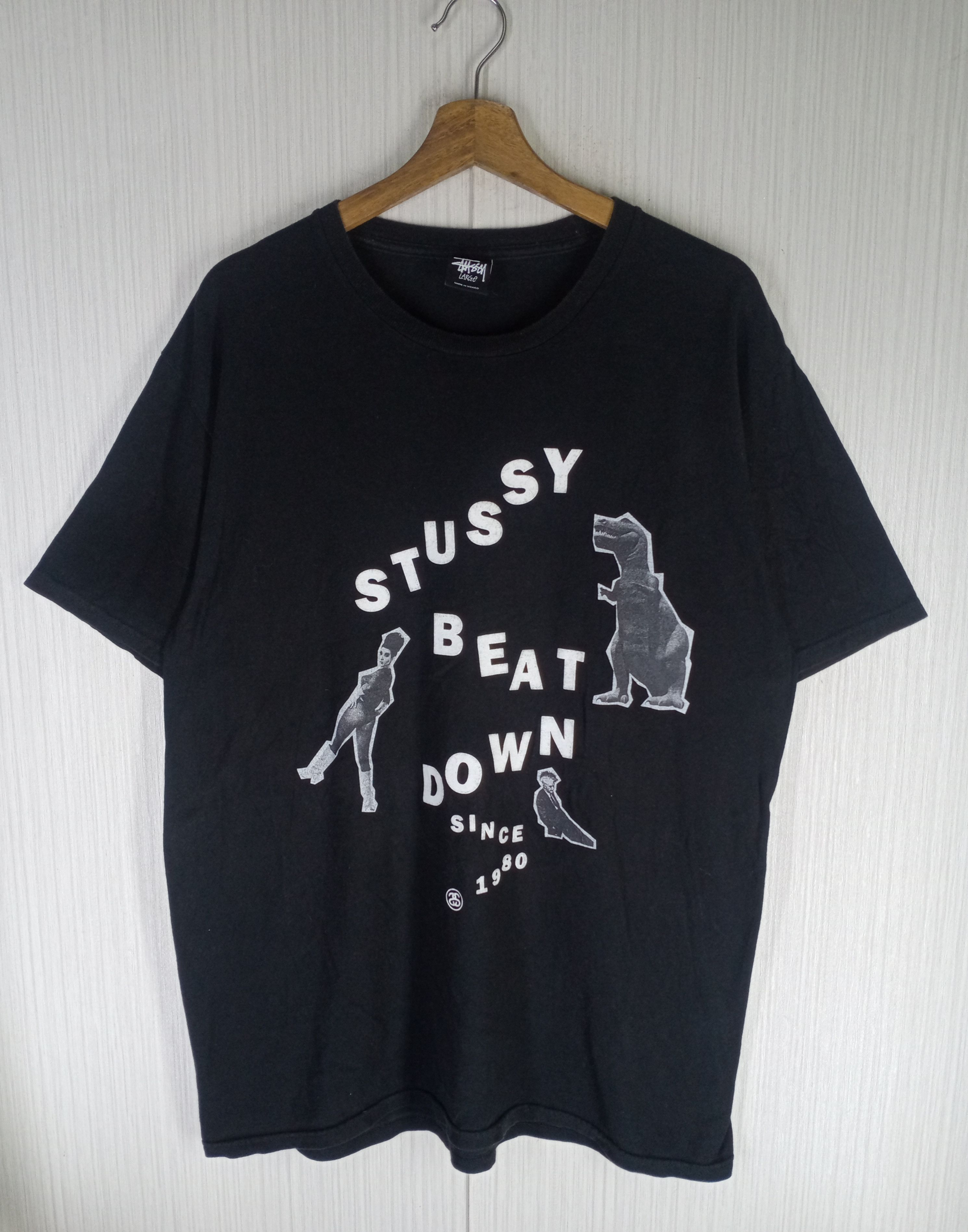 Stussy Rare Vintage Stussy Beatdown Since 1980 Tshirt Size US L / EU 52-54 / 3 - 1 Thumbnail