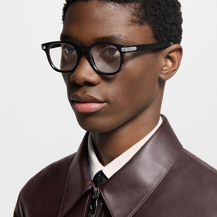 Louis Vuitton LV Signature Square Round Anti-Blue Light Glasses Size ONE SIZE - 2 Thumbnail