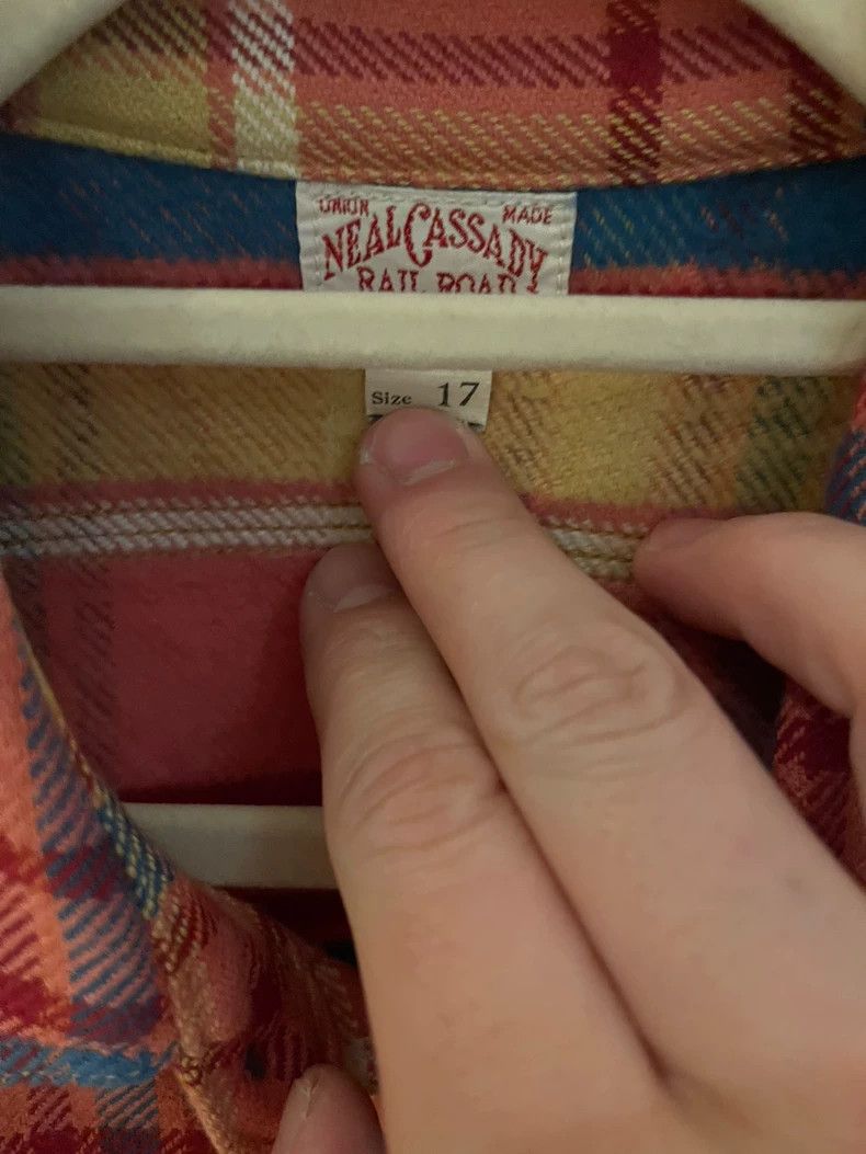 Freewheelers FREEWHEELERS Size 17 flannel shirt Size US XS / EU 42 / 0 - 3 Thumbnail