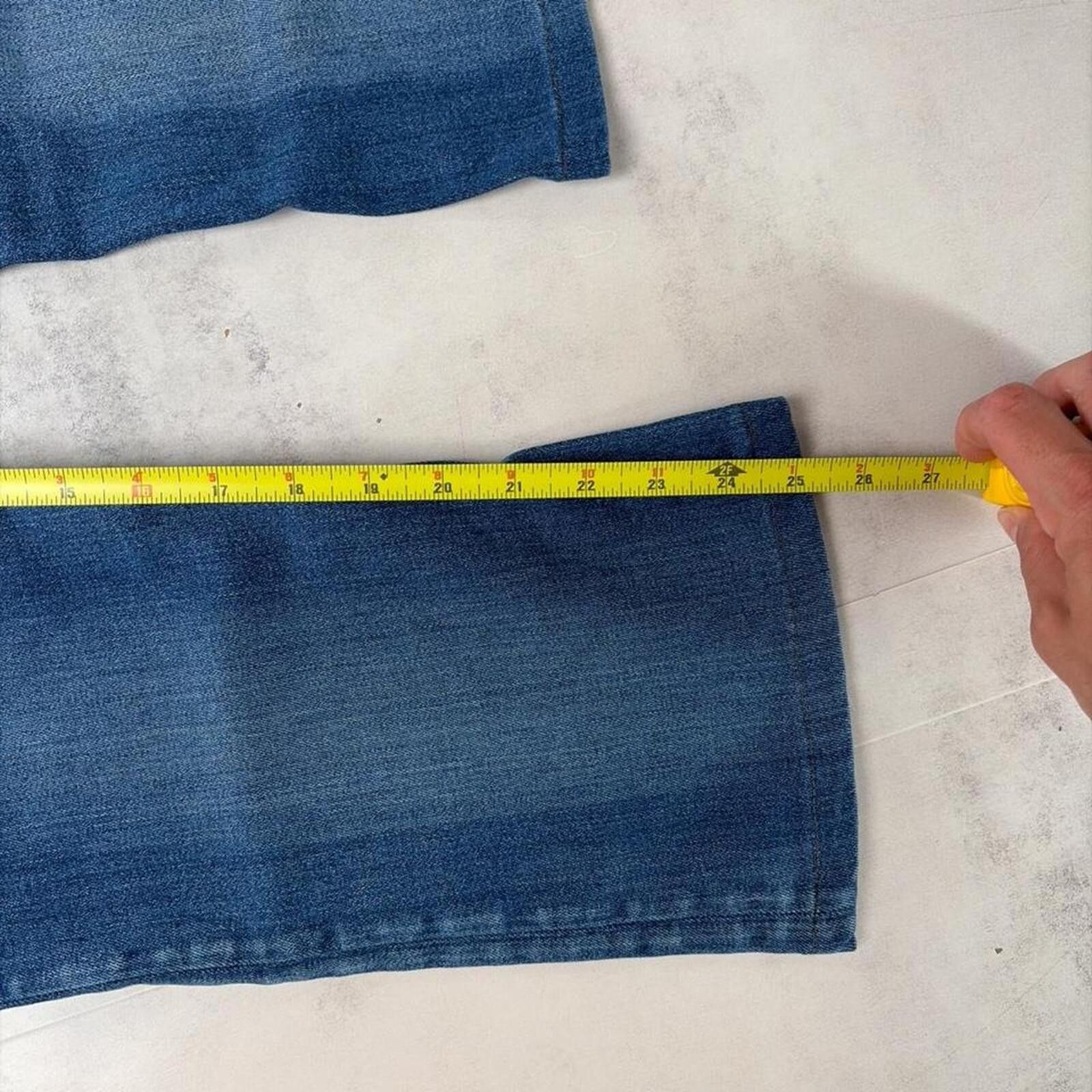 True Religion Y2K Blue True Religion Beca Mid Rise Bootcut Denim Jeans Size 42" / US 20 - 7 Thumbnail