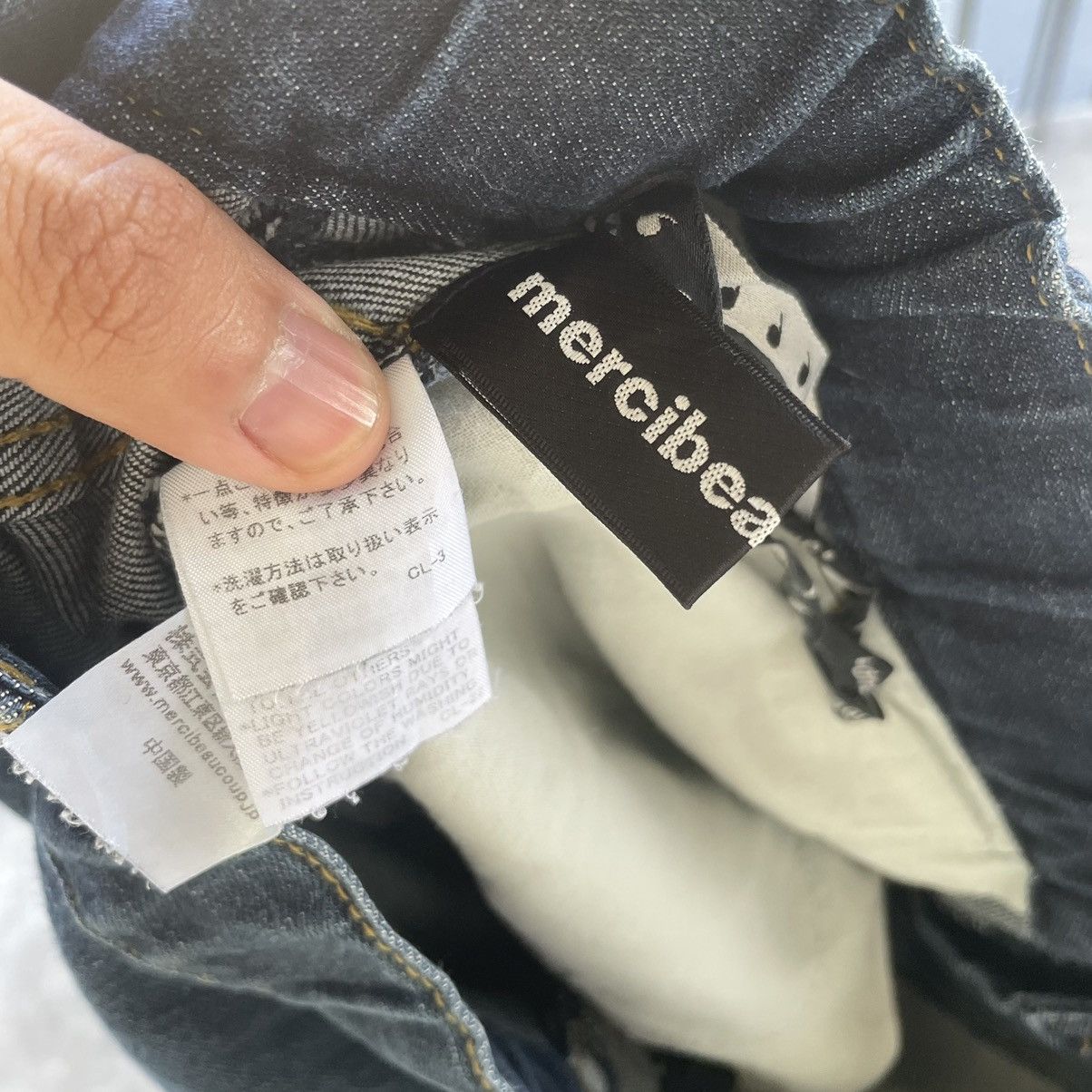Issey Miyake Vintage Mercibeaucoup By Issey Miyake Elephant Denim Jeans Size US 31 - 8 Thumbnail