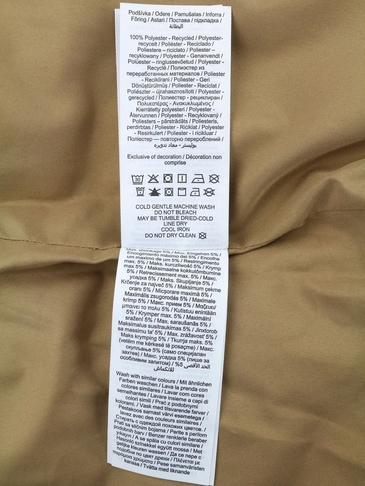 Other ROBERTA PADDED M Brown Quilted High Neck Zip 88037 Size M / US 6-8 / IT 42-44 - 10 Thumbnail