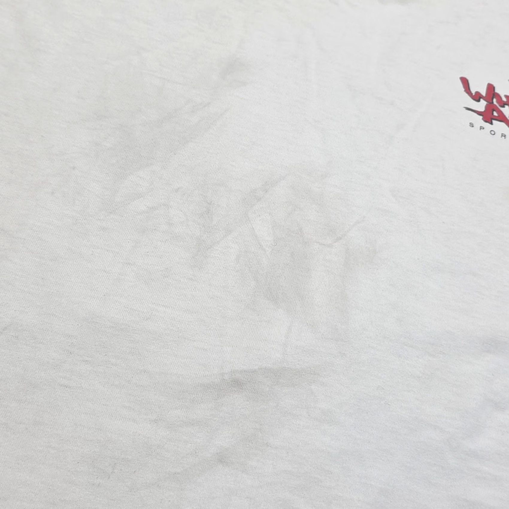 Vintage VINTAGE Whoop Ass Sportswear Shirt XL White Can of Whoop Ass stains Mens T-Shirt 90s Size US XL / EU 56 / 4 - 5 Thumbnail