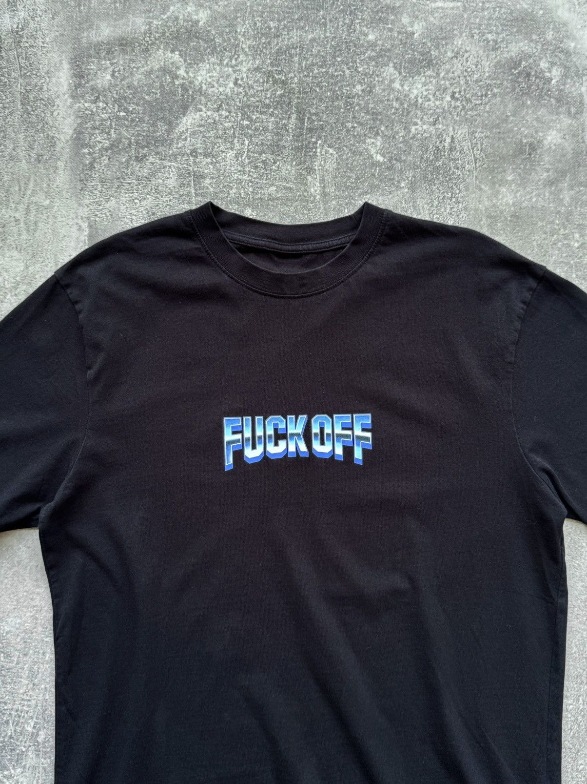 Vintage Vintage Fuck Off Tee Shirt Size US XL / EU 56 / 4 - 2 Thumbnail