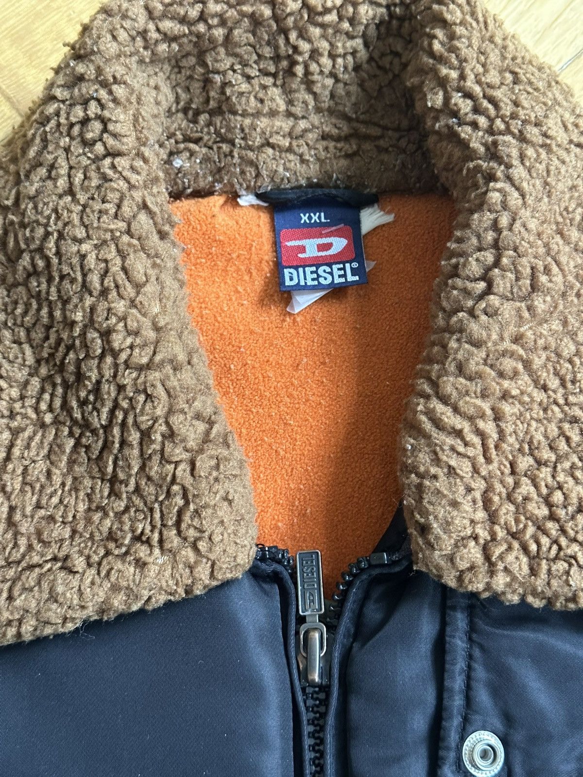 Diesel Diesel Vintage Rare Army Military Cropped Bomber Jacket Size US XL / EU 56 / 4 - 7 Thumbnail