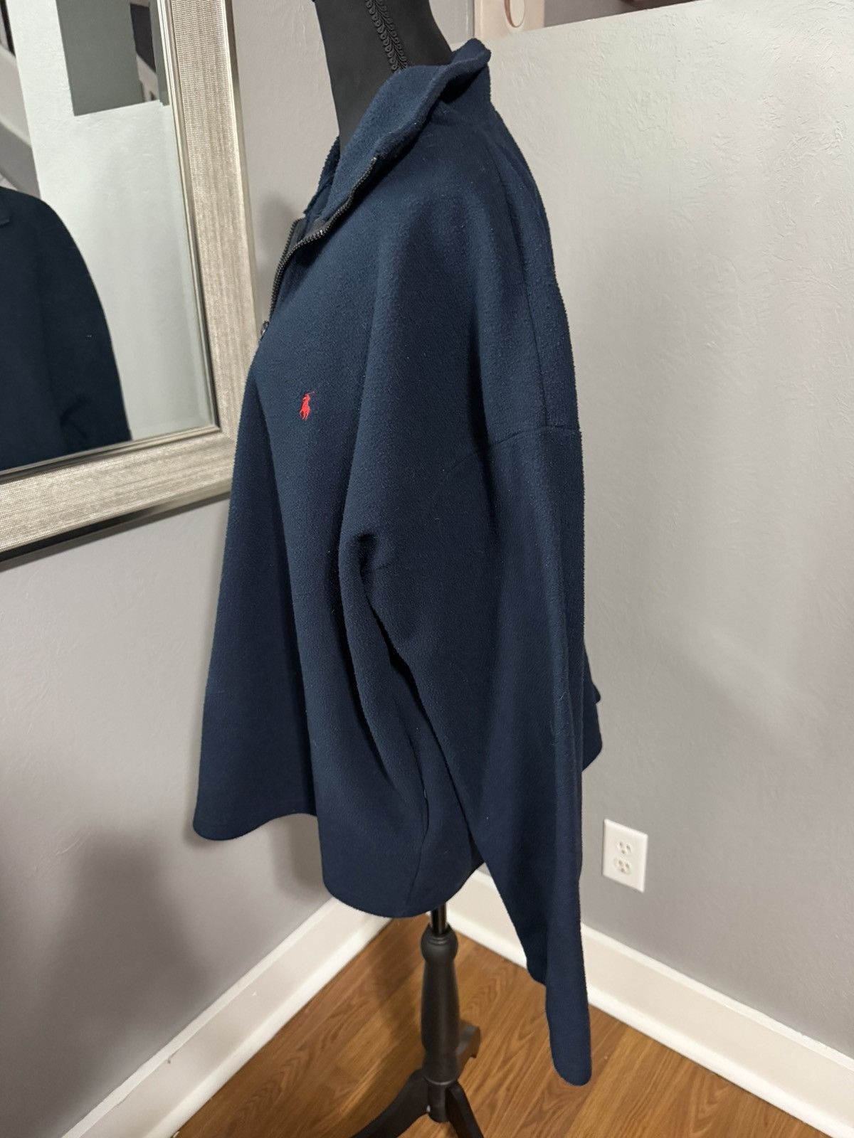 Ralph Lauren Ralph Lauren Polo Jeans Co. Preppy 1/4 Zip Navy Fleece L Size US L / EU 52-54 / 3 - 3 Thumbnail