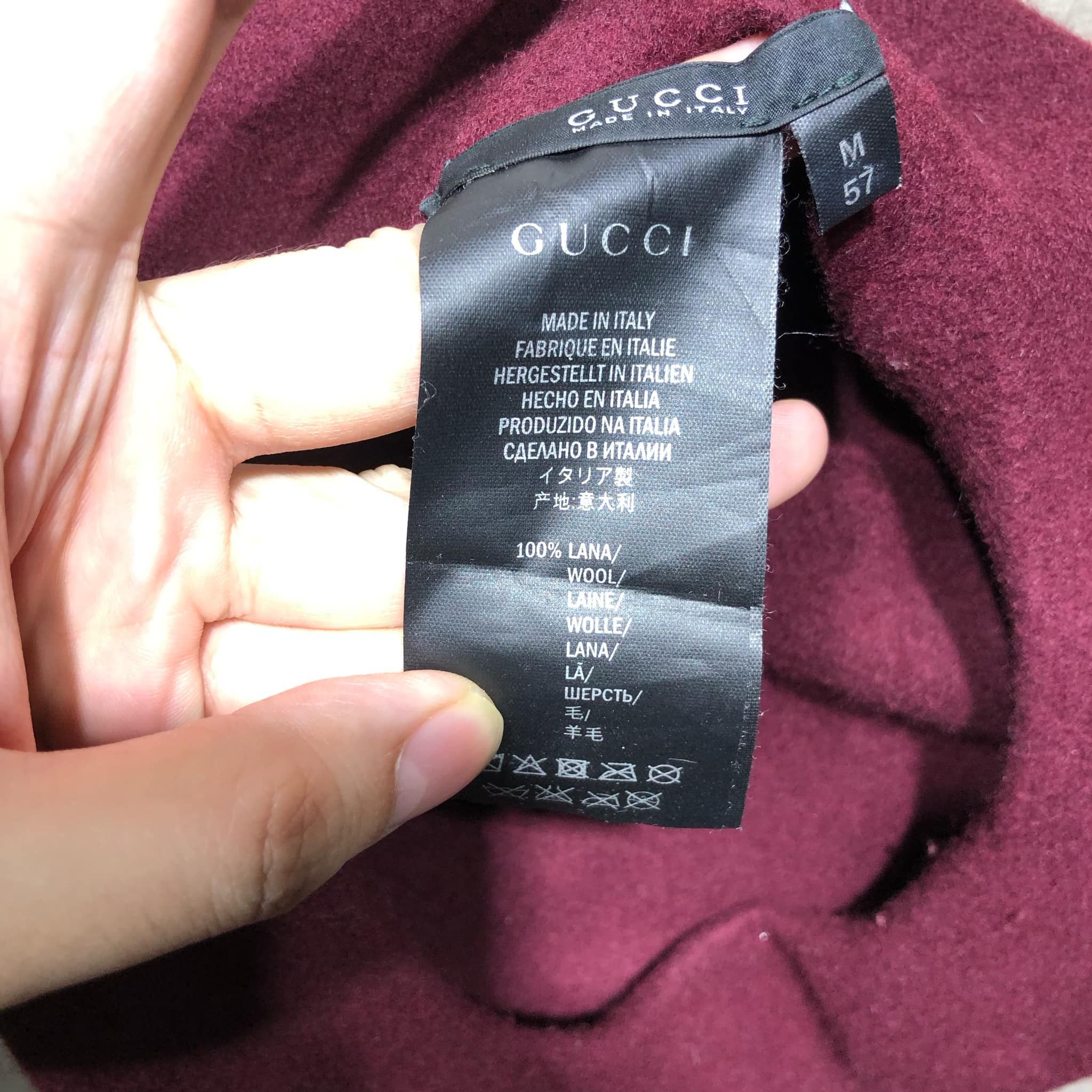 Gucci × Vintage Gucci Beret Hat Size ONE SIZE - 9 Thumbnail