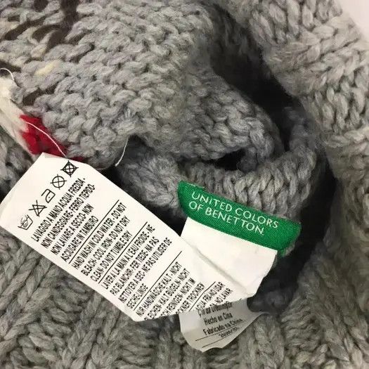 United Colors Of Benetton United Colors Of Benetton Knit Bobble Beanie Hat Size ONE SIZE - 5 Thumbnail