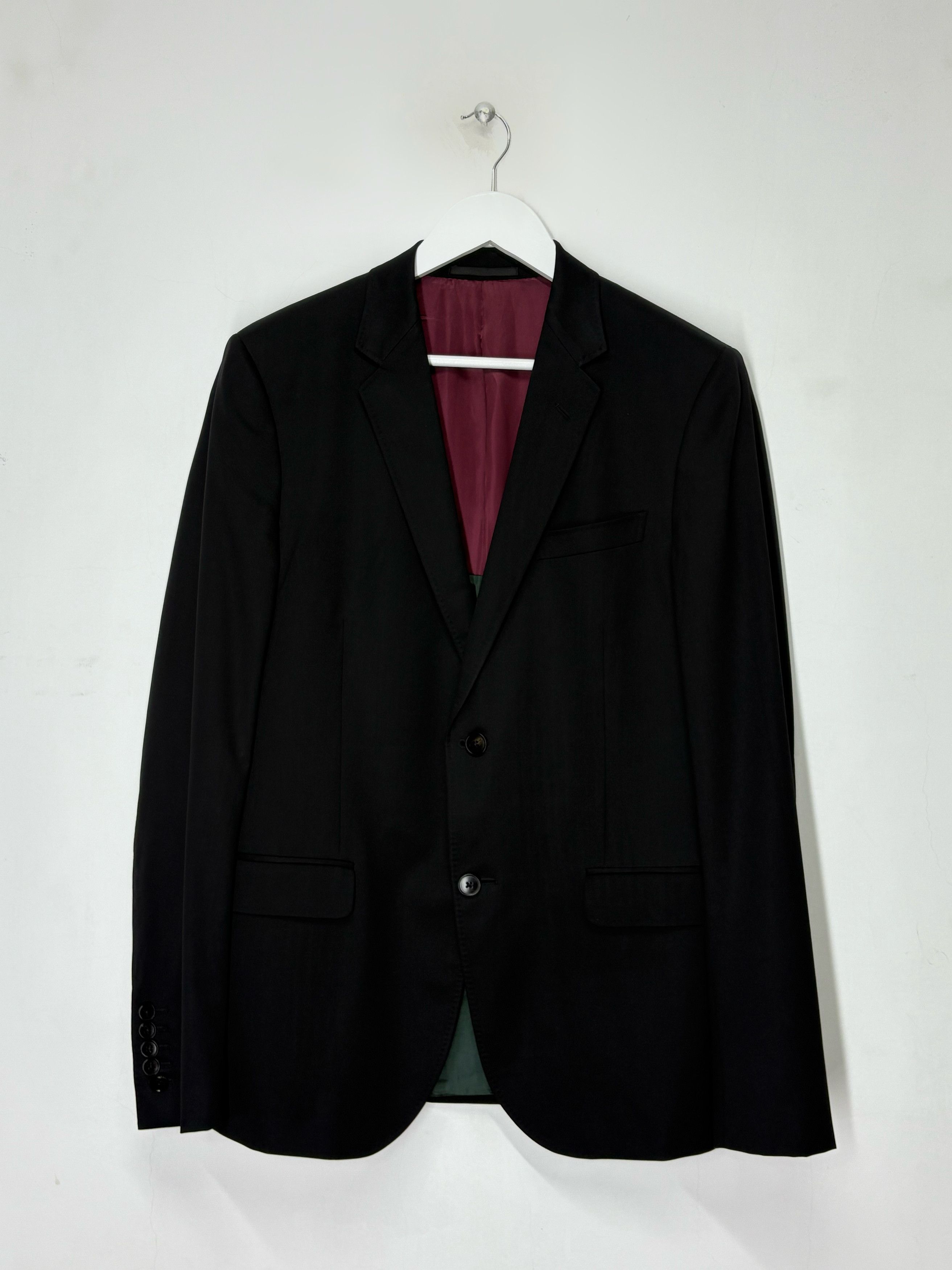 Gucci Gucci Black Wool Blazer Jacket Size 50R - 1 Thumbnail